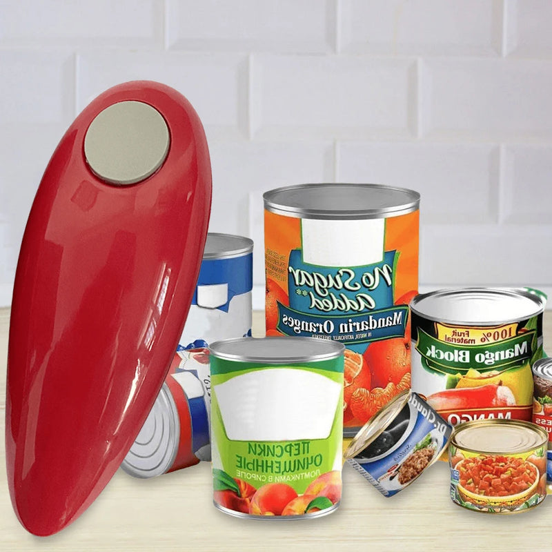 Abridor de Latas Elétrico Alloet™ - Automático Sem Esforço