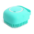 Escova de Banho 2 em 1™ com Dispenser de Shampoo – Massagem e Limpeza Suave para Pets