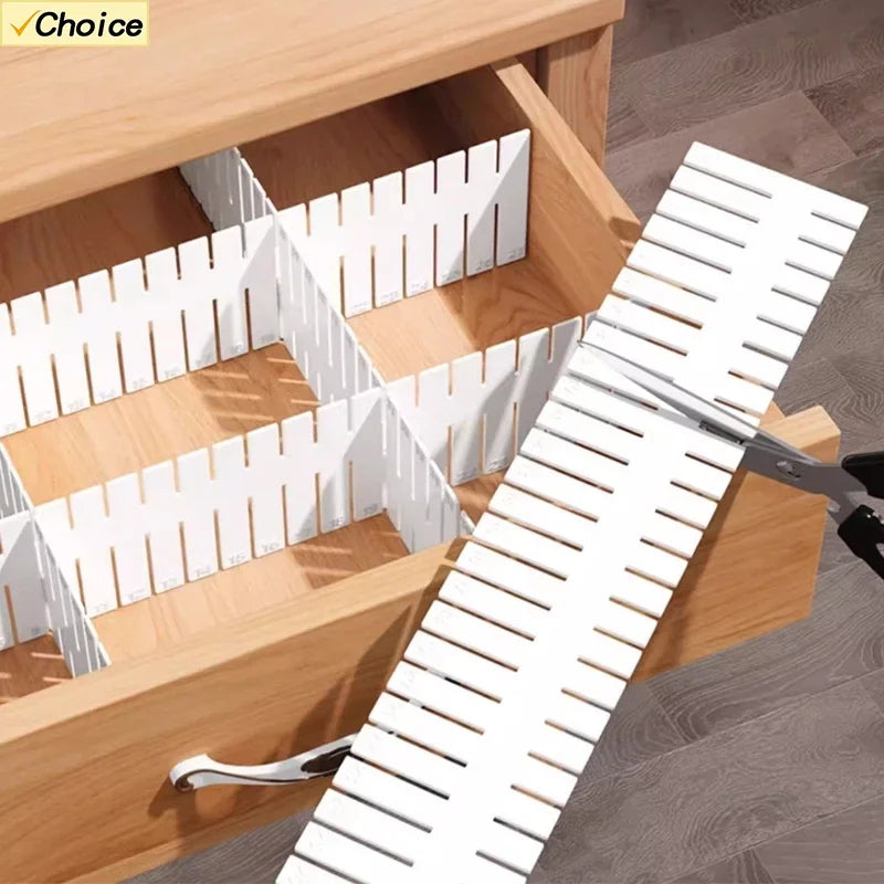 Divisória Ajustável Premium™ para Gavetas - Organize Qualquer Espaço da Casa