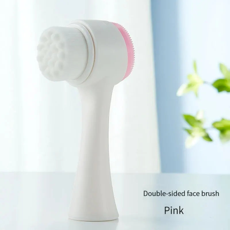 Escova Facial 3D™ Dupla Face Massageadora e Esfoliante Manual