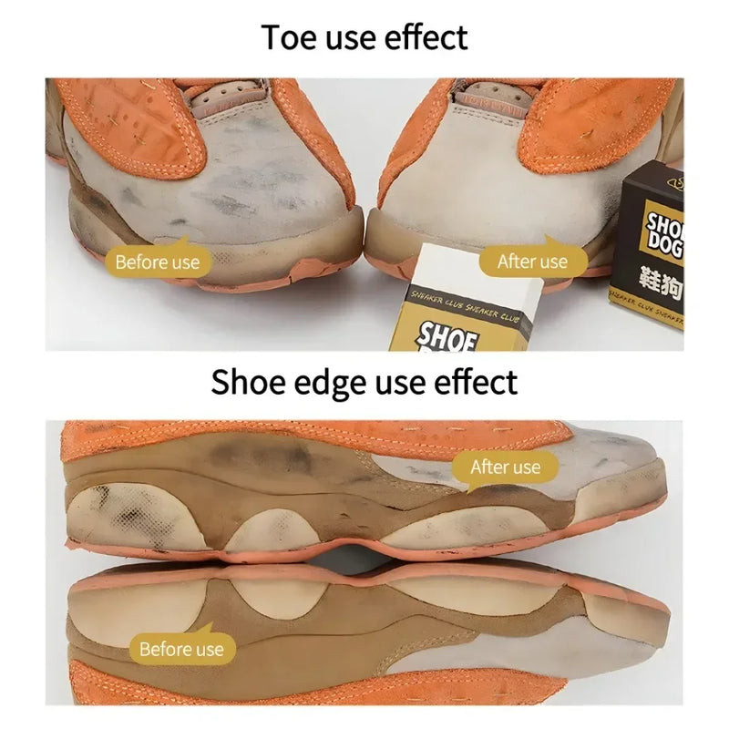ShoeClean Pro™ – Borracha Mágica para Limpeza de Tênis e Couro