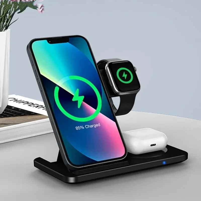 Carregador 3 em 1 Wireless Dobrável™