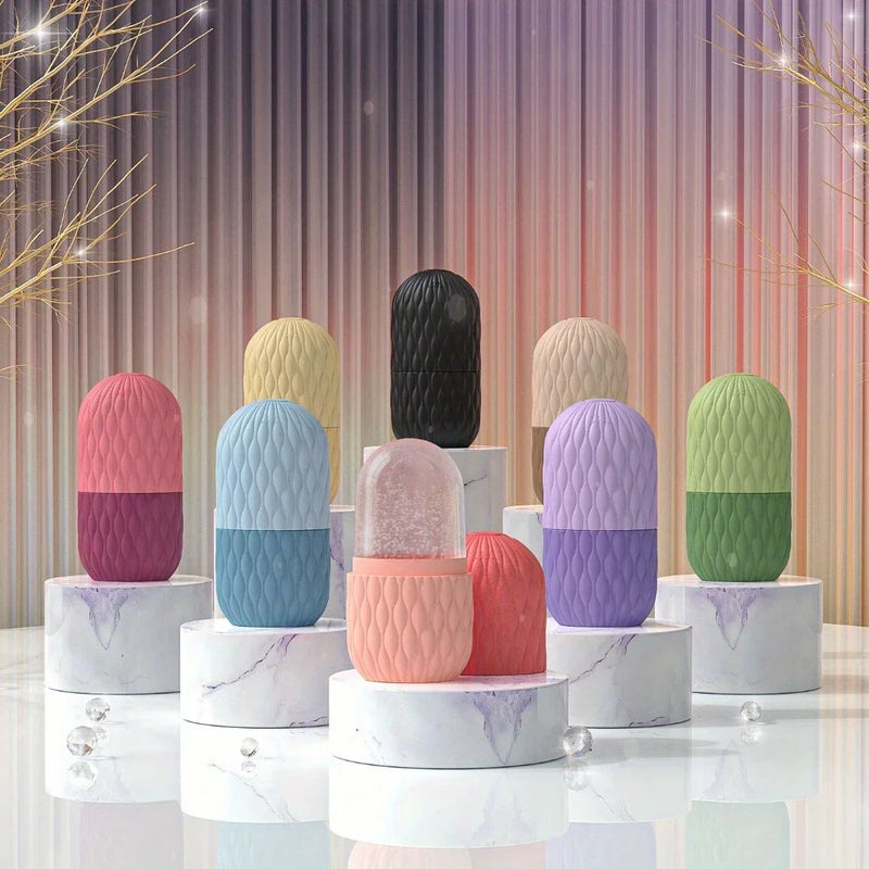 Rolo de Gelo Facial™ Rejuvenescedor Reutilizável para Pele Radiante