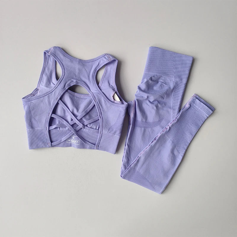 Conjunto Fitness Seamless PowerFit™ (Top + Legging)