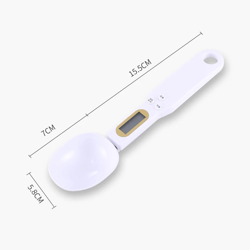 Balança Digital Colher Kitchya™ 500g - LCD Precisão 0.1g