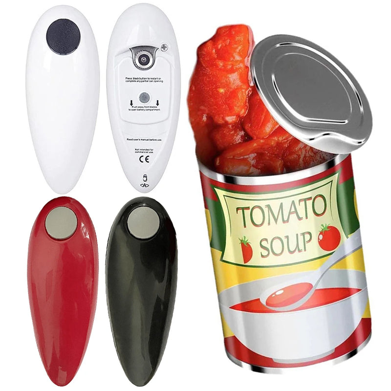 Abridor de Latas Elétrico Alloet™ - Automático Sem Esforço