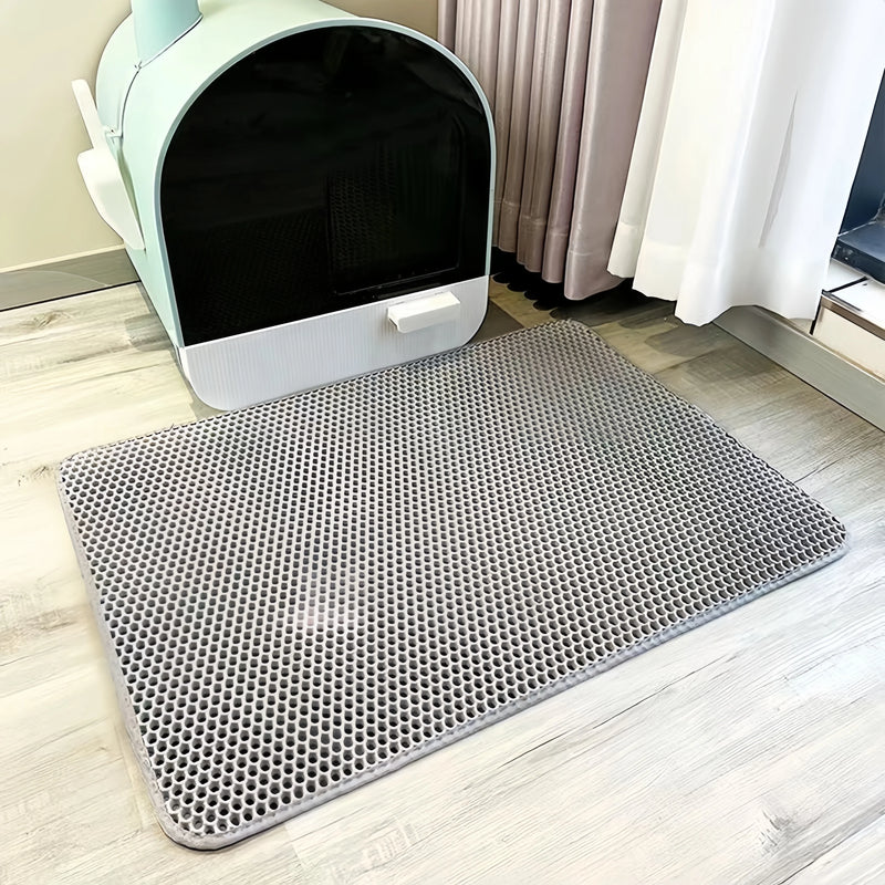 Tapete Antiareia Premium™ Dupla Camada Impermeável para Gatos