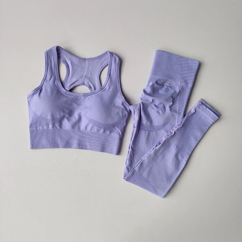 Conjunto Fitness Seamless PowerFit™ (Top + Legging)