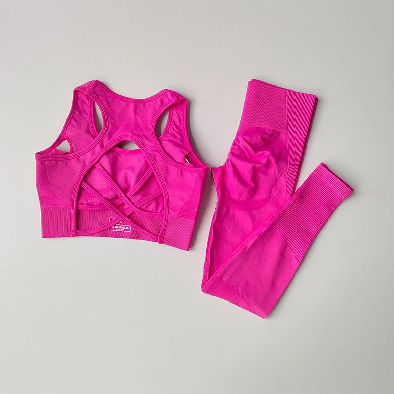 Conjunto Fitness Seamless PowerFit™ (Top + Legging)